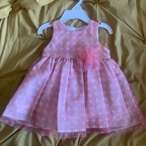 Peach  Sleeveless Kids Formal Dress